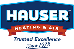 Hauser Heating & Air Conditioning branch logo.