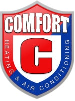 Comfort Heating and Air branch logo.