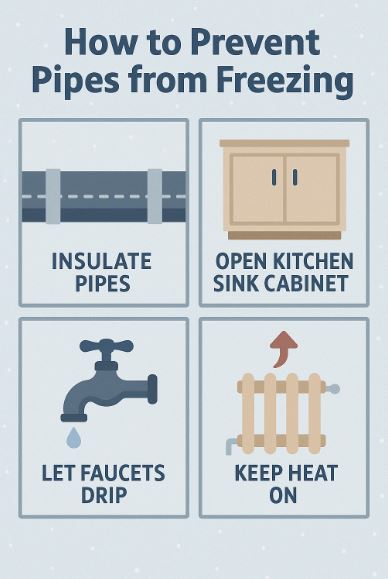 prevent frozen pipes