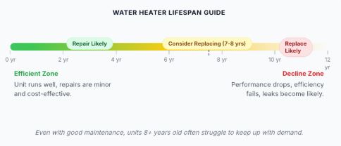 water heater lifespan