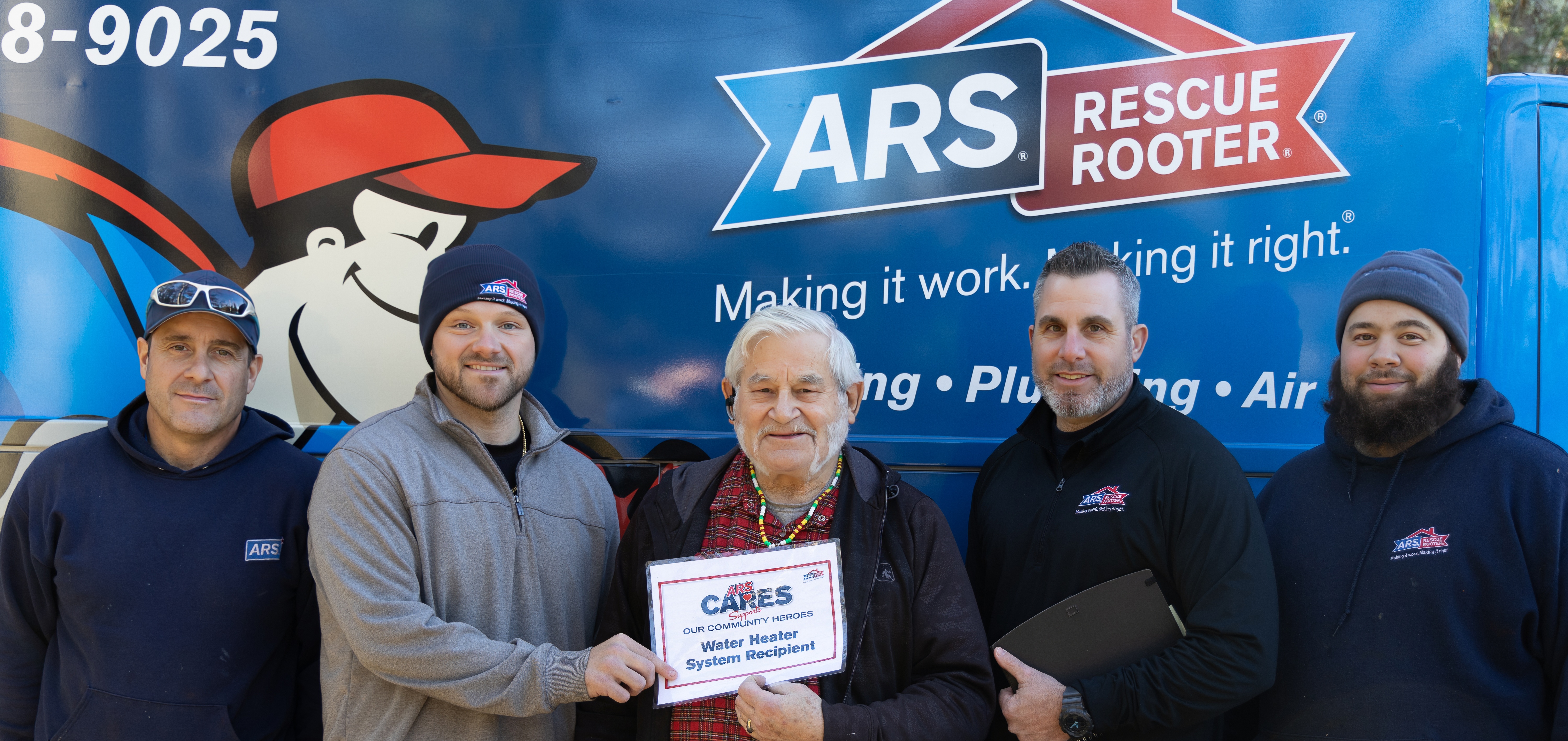 ARS Cares Donates Water Heater System Replacement