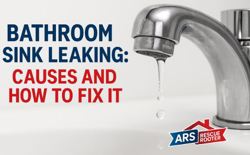 bathroom sink leaking
